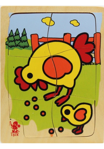 Tavuk Ahşap Puzzle