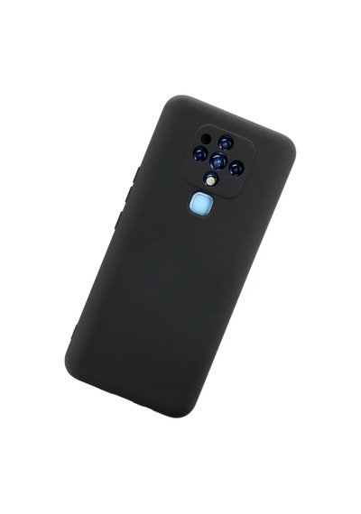 Tecno Camon 16 Uyumlu Kılıf Nano İçi Kadife Silikon - Siyah