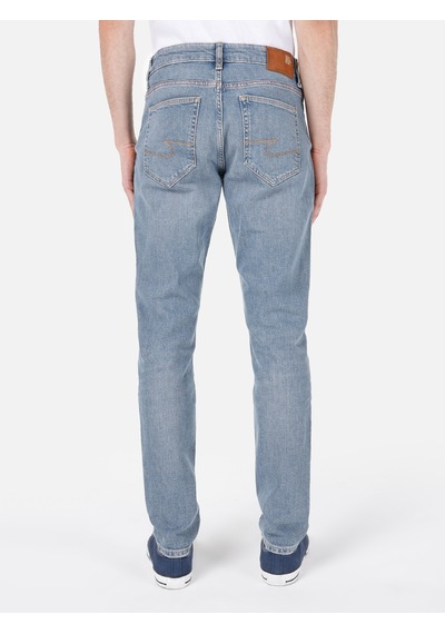 Colin's Colins 041 Danny Dar Kesim Düşük Bel Dar Paça Mavi Erkek Pantolon DENİM