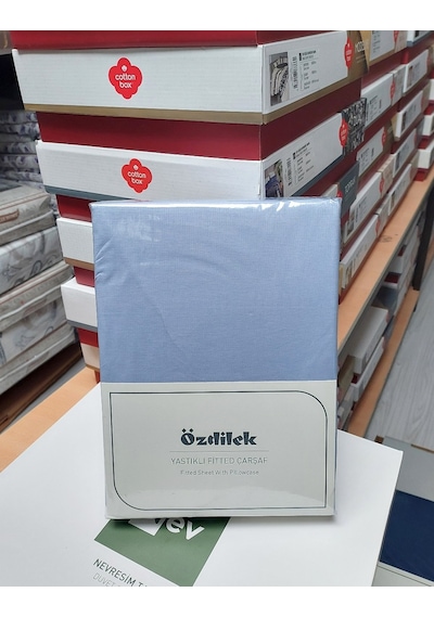 Özdilek Colourist Fitted Lastikli Tek Kişilik Çarşaf Seti 100x200 -okyanus Mavi Mavi