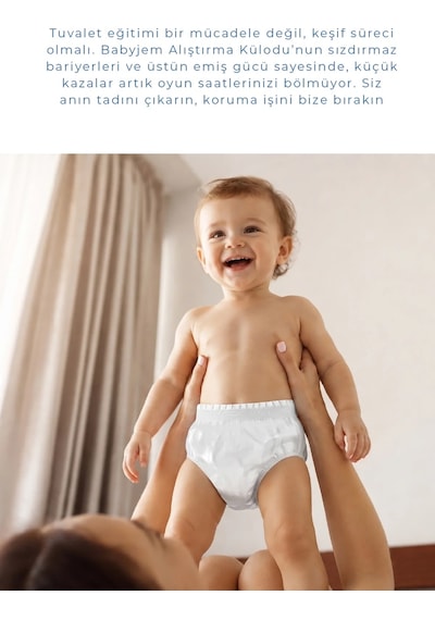 Babyjem Alıştırma Külodu 2li Set 3 Yaş Beyaz