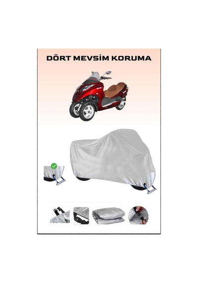 Yu-ki Yb250zkt Optimus İçin Kilit Uyumlu Motosiklet Branda, Güvenli, Su Geçirmez Dayanıklı Kumaş