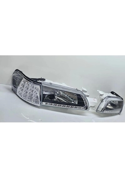 Toyota Corolla Ae101 Ön Far + Sinyal Ledli Set 1993-1998