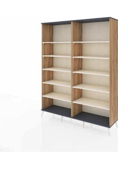 Hyperion Gardrop 10 Raflı 176x44x221 Çam-antrasit/aytaşı Antrasit/aytaşı Hyperion Gardrop 10 Raflı 176x44x221 Çam-antrasit/aytaşı Antrasit/aytaşı