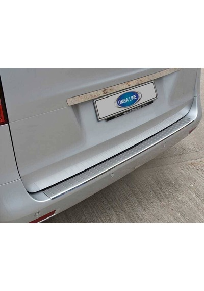 Mercedes Vito-W447 Krom Arka Tampon Eşiği Taşlı 2014 ve Sonrası