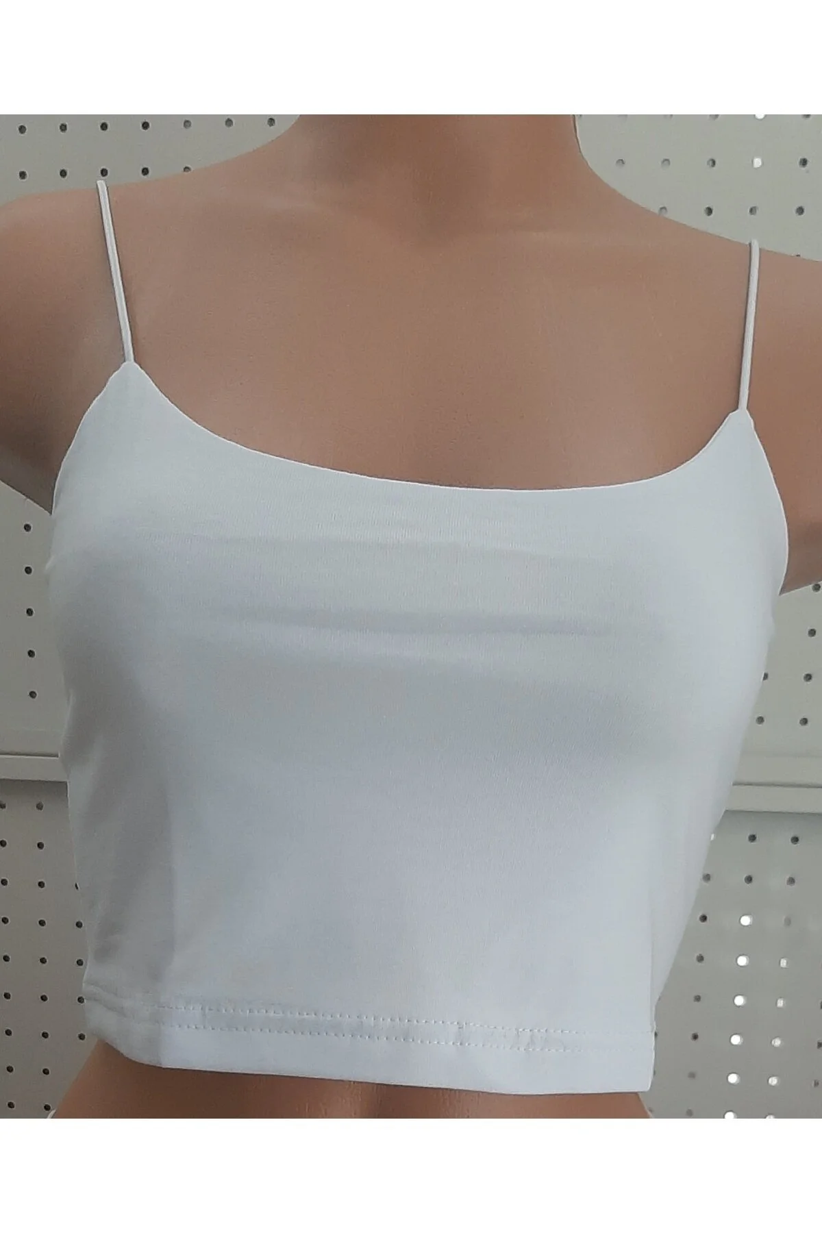 Berrak Kadın Ince Askılı Yarım Atlet 2'li Paket Siyah, Beyaz Beyaz - Siyah