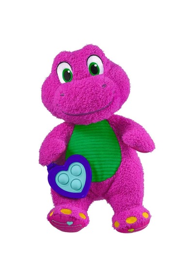 Fisher Price Barney Duyusal Peluş 32 Cm Hyg89