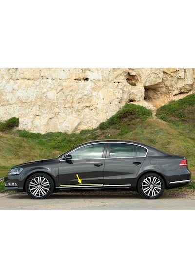 VW Passat B7 2011-2014 Sol Ön Kapı Alt Krom Çıtası 3AA854939A