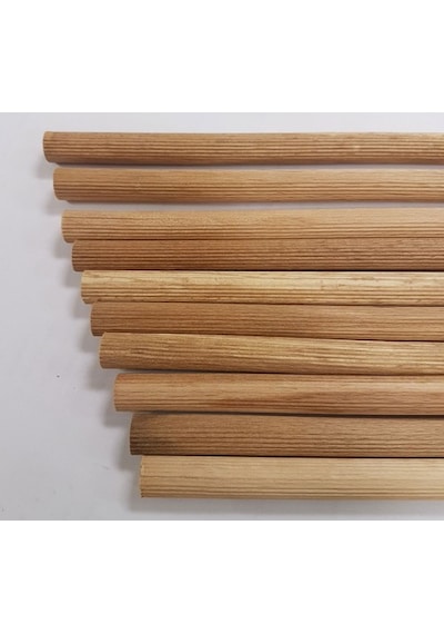 Ahşap Kavela Çubuk 100Cm - 10Mm 10 Adet