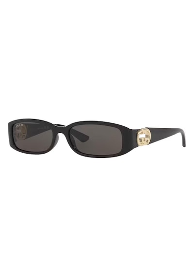 Gucci Gg 1661s 001 54 Kadın Dikdörtgen Siyah Kemik Güneş Gözlüğü Siyah