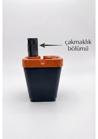 Araç İçi Çakmaklıklı Küllük 12 Adet Toptan Oto Küllük Seti 9x8 Cm