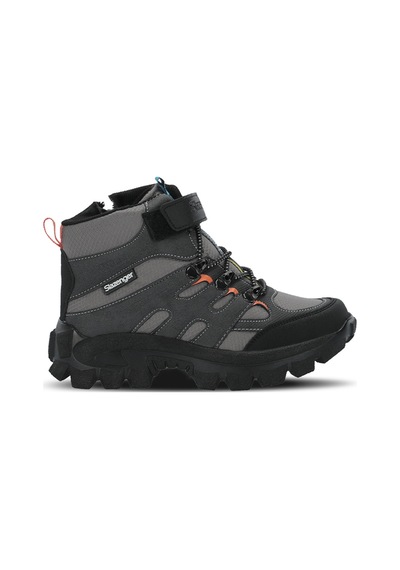 Slazenger Kraken I Unisex Çocuk Koyu Gri / Turuncu Bot Gri - Turuncu