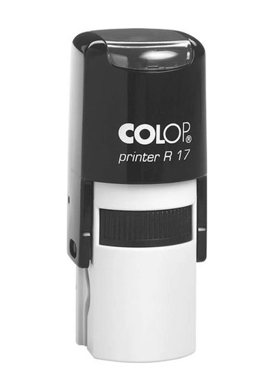 Colop R17 Yuvarlak Siyah Kasa Siyah Keçe - 17 MM