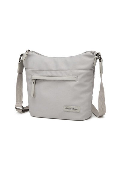 Smart Bags Twill Dimi Kumaş Postacı Kadın Çantası 3327 Vizon
