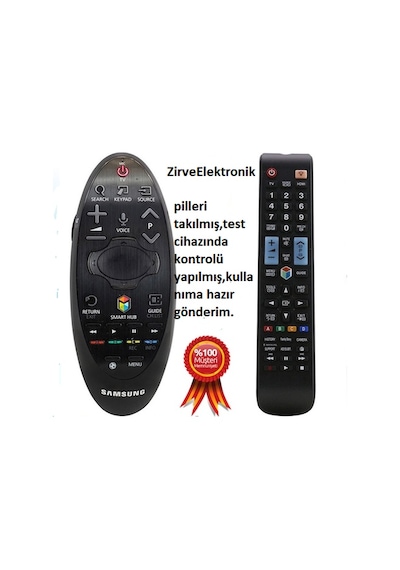 Samsung Uyumlu Bn59-01185B H Serisi Bn59-01182B - Yedek Kumandası