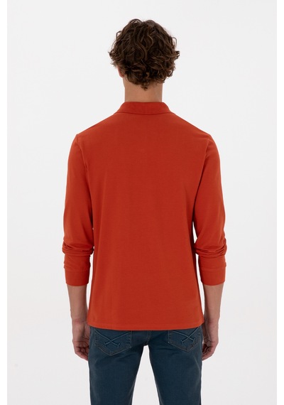 U.s. Polo Assn. Erkek Kiremit Sweatshirt 50307688-vr031 Kiremit