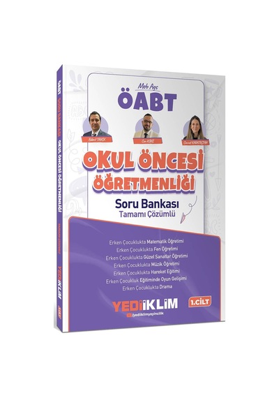 Yediiklim Yayınları 2027 Meb Ags Öabt Okul Öncesi Öğretmenliği Tamamı Çözümlü Soru Bankası 1. Cilt-170013