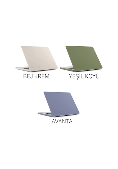 NovStrap Apple Uyumlu MacBook Pro M1 M2 13" A2289 A2251 A1706 A1708 A1989 A2159 A2338 Kılıf Cream Kapak