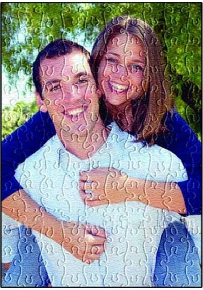 Kişiye Özel Puzzle 130 Parça Hk2753