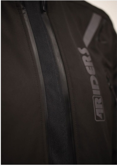 4riders Rex Pro Korumalı Softshell Motosiklet Montu Siyah