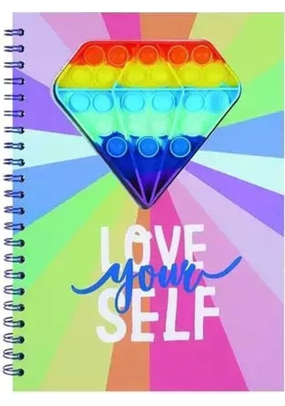 Syloon A4 Push Pop Bubble Elmas Spiralli Defter Sm081701