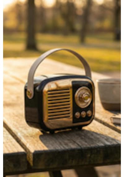 Mikado Echoes Siyah Usb+tf Kart+bluetooth Destekli Klasik Retro Müzik Kutusu