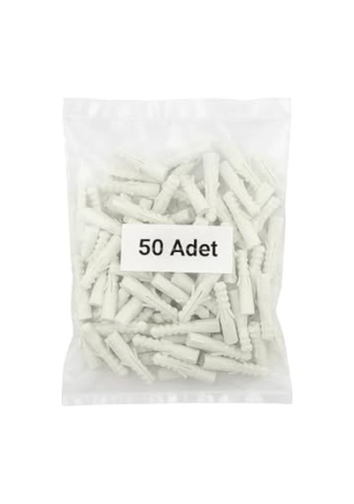 Plastik Dübel Seti, Duvar, Beton, Tuğla, Alçıpan Uyumlu, Genleşen Esnek Yapı, Kolay Vida Montajı, Tırnaklı Tip,