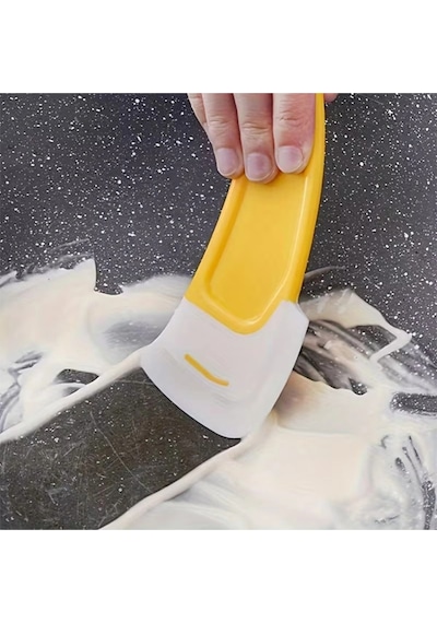 Silikon Uçlu Bulaşık Temizleme Kazıyıcı Spatula Bulaşık Sıyırma Aparatı Plastik Çok Renkli Diğer