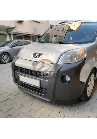 Peugeot Bipper 2008-2016 Uyumlu H Lip Esnek Ön Lip 2 Parça Karlık Ön Ek Tampon Altı Dill