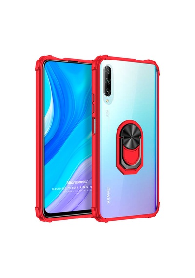 Microsonic Huawei P Smart Pro Kılıf Grande Clear Ring Holder