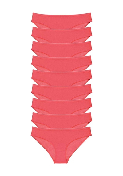 Royaleks 9 adet Süper Eko Set Likralı Kadın Slip Külot Fuşya RYL-EKO9008 Fuşya