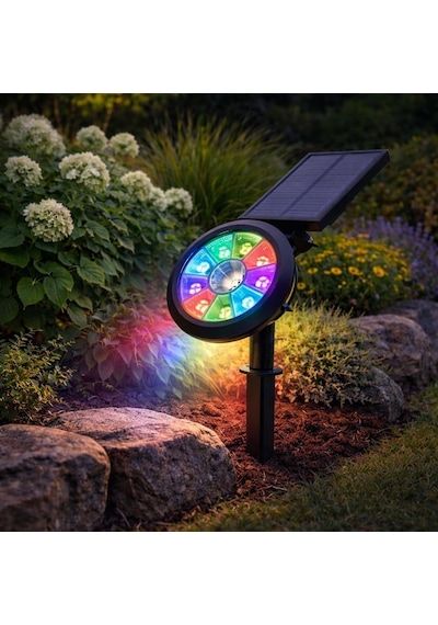 18w Led Solar Kazıklı Çim Armatür Cata Güneş Enerjili Led Işık Çim Lambası Bahçe Ağaç Çalı Duvar Aydınla Diğer
