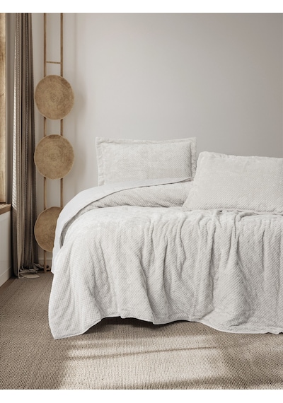 Cotton Box Softnest Tek Kişilik Yatak Örtüsü Boleta Taş Taş