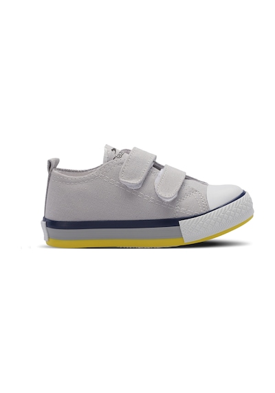 Slazenger KOALA Çocuk Cırt Cırtlı Koyu Gri Günlük Spor Ayakkabısı