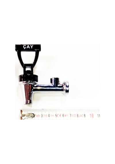 12x1mm arka diş basmalı göstergeli metal çay musluk