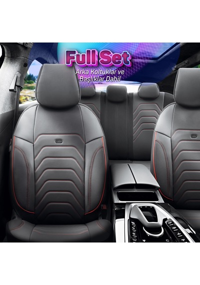Otom Core Design Premium Deri Ekstra Destekli Oto Koltuk Kılıfı 550899954