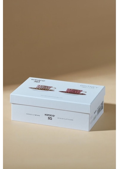 Karaca  Britney 2 Kişilik Kahve Fincan Takımı 80 ml