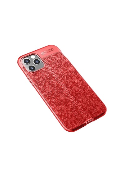 Newface Apple İphone 12 Pro Kılıf Auto Focus Kapak - Kırmızı