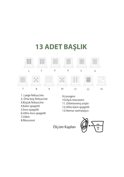 Pratik Otomatik Makarna Ve Erişte Yapma Makinesi Siyah