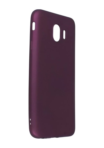 Newface Samsung Galaxy Uyumlu, J4 Kılıf First Silikon - Mürdüm