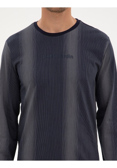 Pierre Cardin Erkek Lacivert Pijama Takım 50322637-200 Lacivert