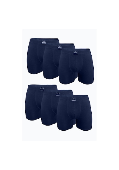 Malabadi Erkek Lacivert 6 Lı Premium Collection Modal Uzun Boxer 6m250 Lacivert