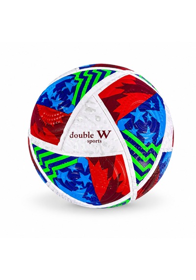 Double W Sports 5 Numara Futbol Topu Dikişli Dayanıklı Antrenman Ve Maç Topu Çok Renkli