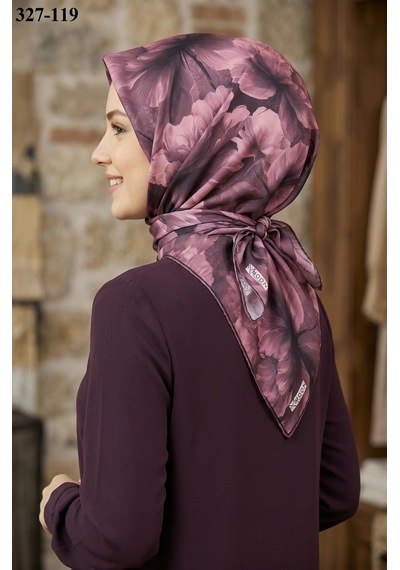 Moonscarfs Moonscarf Soft Pamuk Eşarp K. Gülkurusu 327-119 Çok Renkli