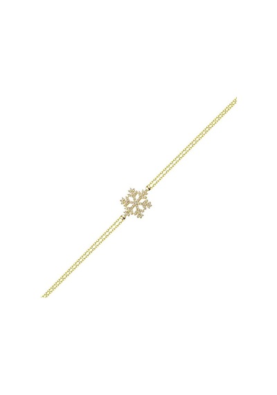 Kartanesi Altın Zincir Bileklik 14K Gold 17 Cm Sarı Altın