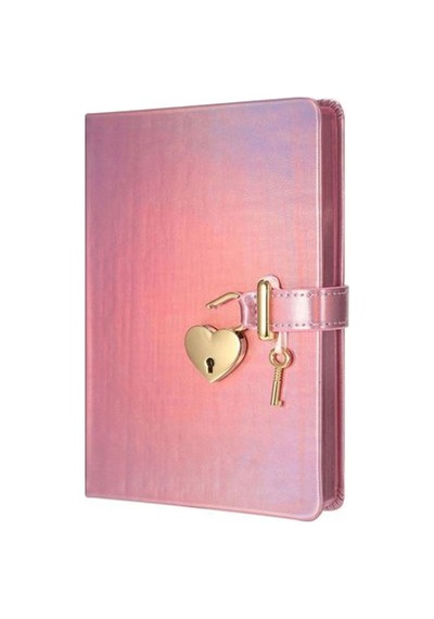 Hush Hush Kilitli Metalik Defter Kutulu 80 G .160 Yp Çiz.lila Çok Renkli