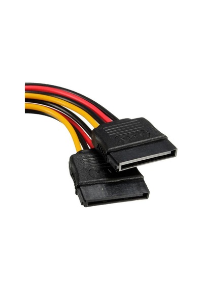 Sata 15 Pin Dişi Erkek 2 Port Çoklayıcı 4426A Y Kablo Splitter Hd Sata 15 Pin Dişi Erkek 2 Port Çoklayıcı 4426A Y Kablo Splitter Hd