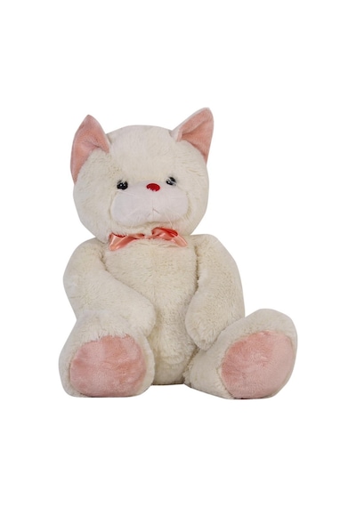 Yumoş Kedi Krem 60 Cm