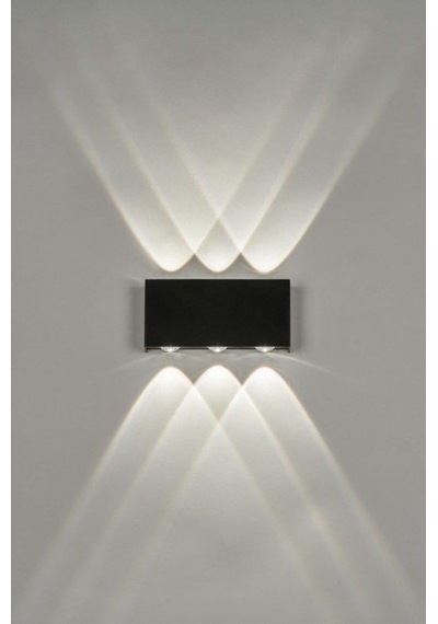 Elektrikle Çalışır, 12 Watt 3000 Kelvin Ledli, İç Ve Dış Mekan Aplik, Yüksek Işık Güçlü Led Aplik Gün Işığı