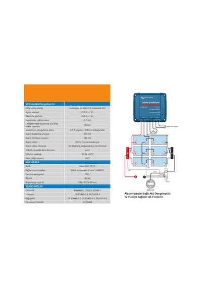 Victron Battery Balancer Akü Şarj Dengeleyicisi